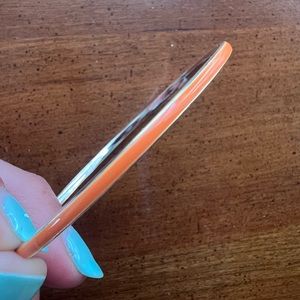 Orange bangle bracelet